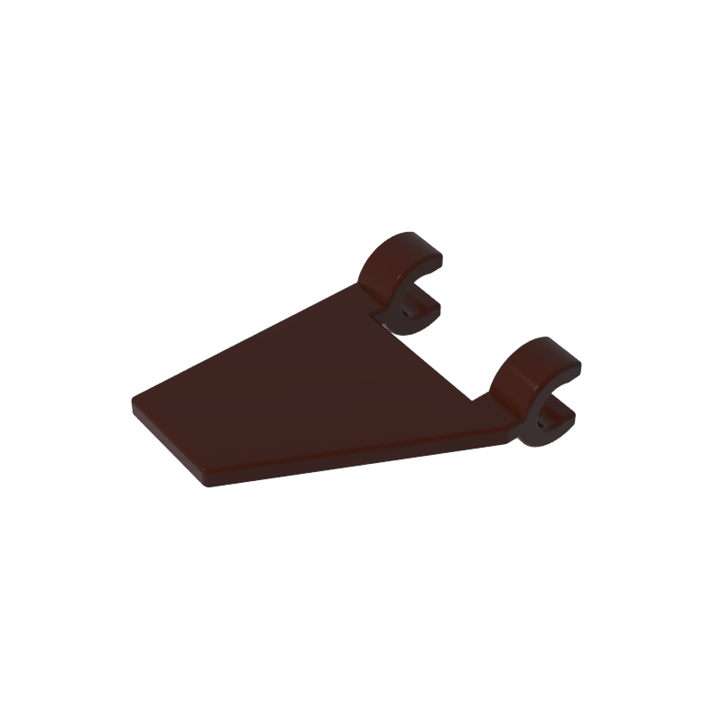 GDS-895 - Flag 2 x 2 Trapezoid with 2 Clips [Thick U Clips]