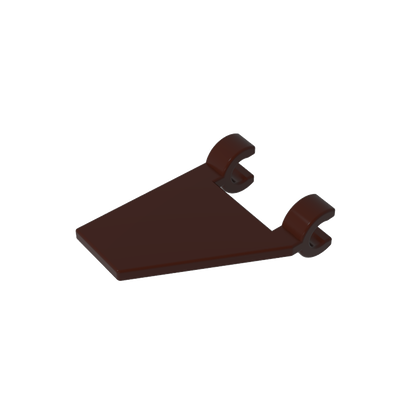 GDS-895 - Flag 2 x 2 Trapezoid with 2 Clips [Thick U Clips]