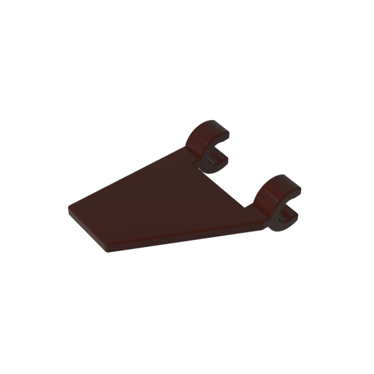 GDS-895 - Flag 2 x 2 Trapezoid with 2 Clips [Thick U Clips]