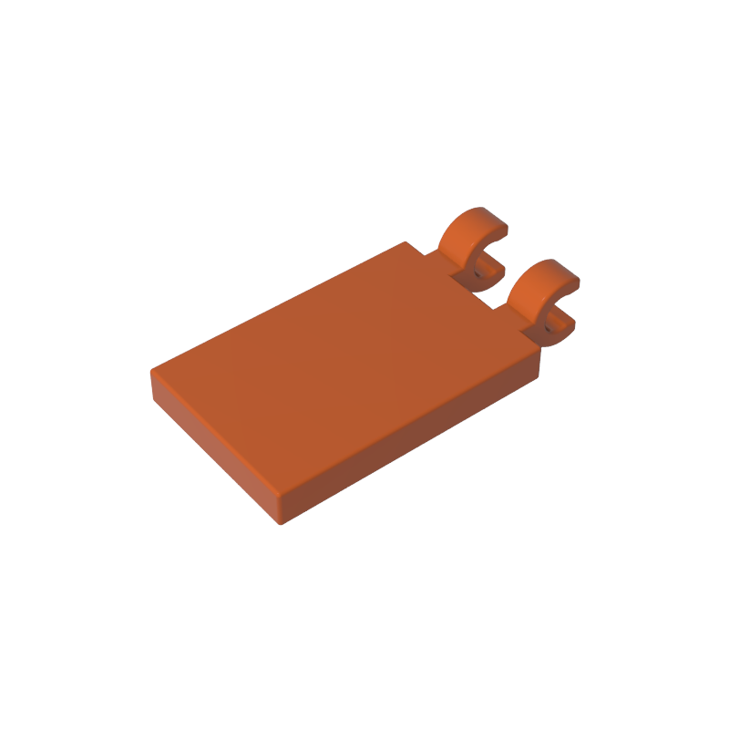 GDS-896 - Tile Special 2 x 3 with 2 Clips [Angled Clips]