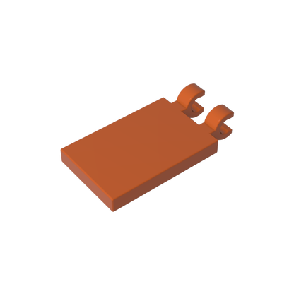 GDS-896 - Tile Special 2 x 3 with 2 Clips [Angled Clips]