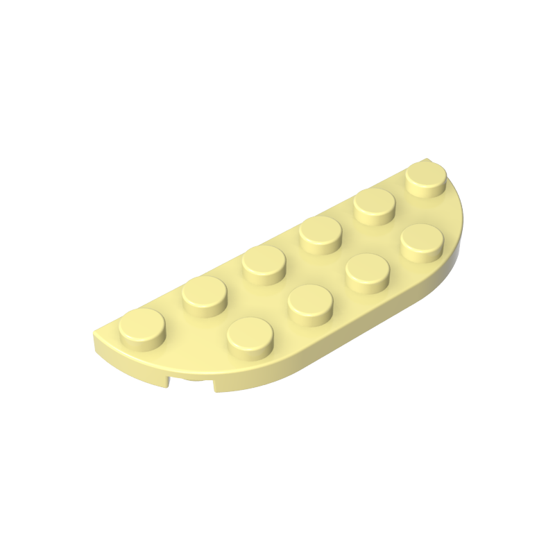 GDS-899 - Plate Round Corner 2 x 6 Double