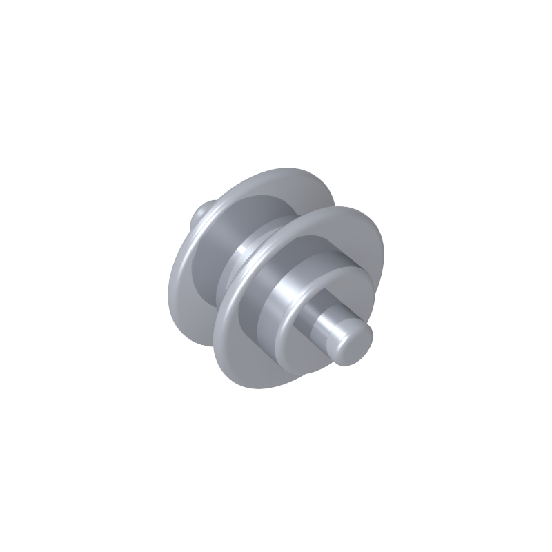 GDS-90004 - Wheel Centre Small with Stub Axles (Pulley Wheel)