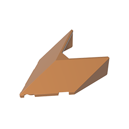 GDS-90018 - Windscreen 6 x 4 x 1 1/3 Pointed