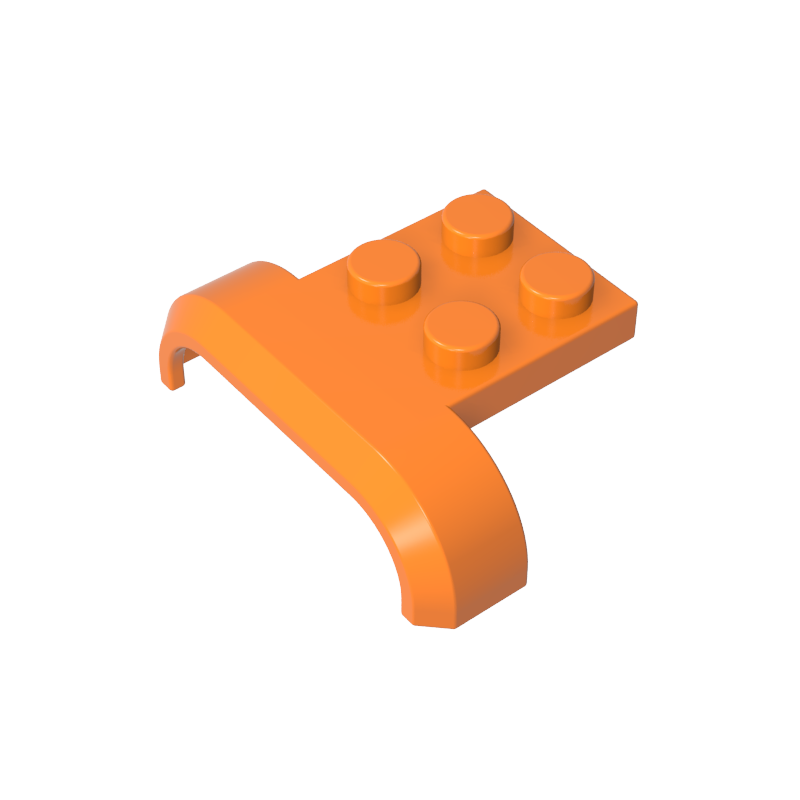 GDS-90025 - Wheel Arch, Mudguard 3 x 4 with 2 x 2 Plate