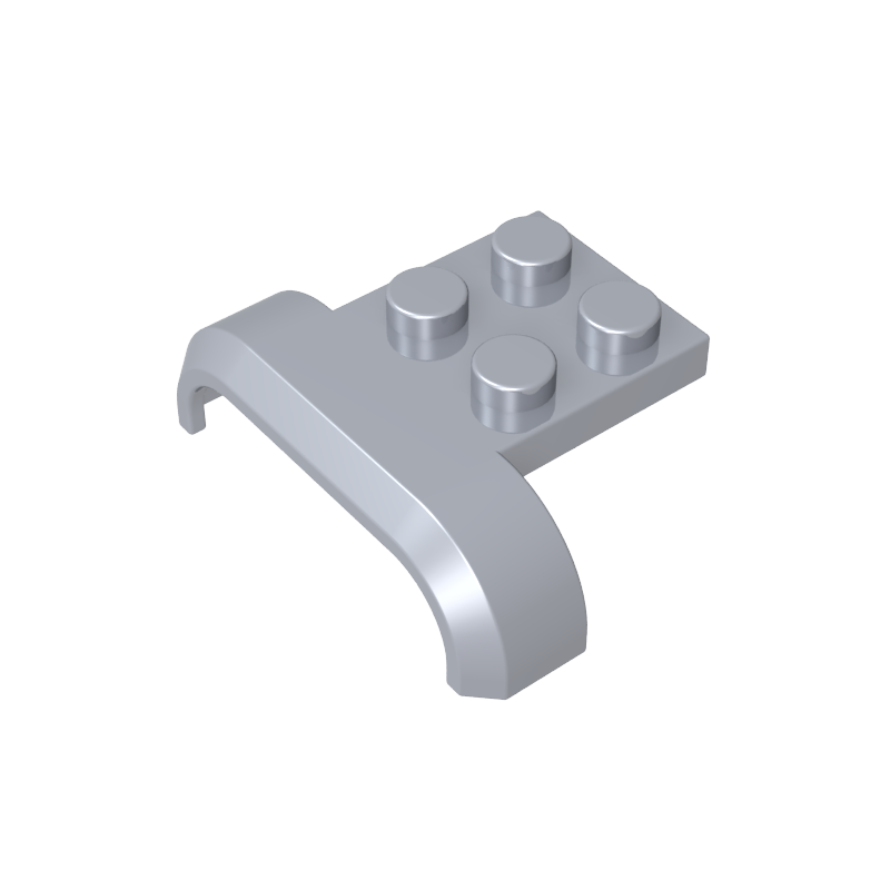 GDS-90025 - Wheel Arch, Mudguard 3 x 4 with 2 x 2 Plate