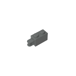 GDS-90028 - Brick Special 1 x 2 with Vertical Closed Handle on Edge