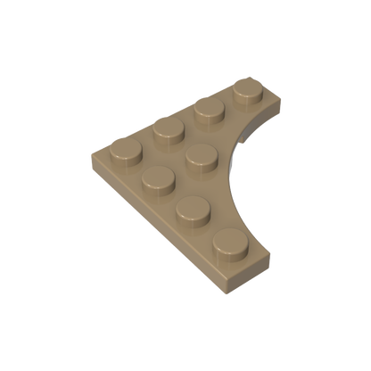 GDS-90033 - Plate Special 4 x 4 with Curved Cutout