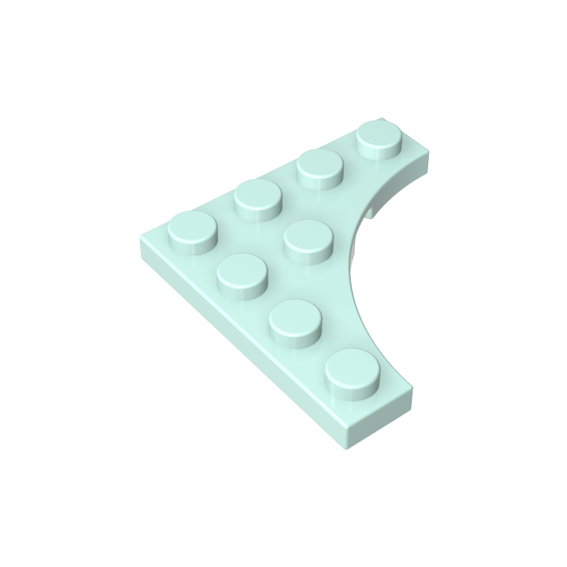GDS-90033 - Plate Special 4 x 4 with Curved Cutout