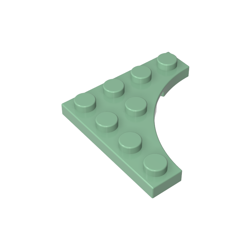 GDS-90033 - Plate Special 4 x 4 with Curved Cutout