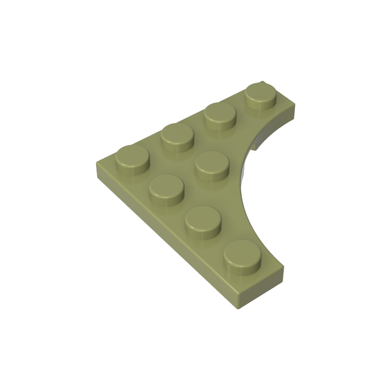 GDS-90033 - Plate Special 4 x 4 with Curved Cutout