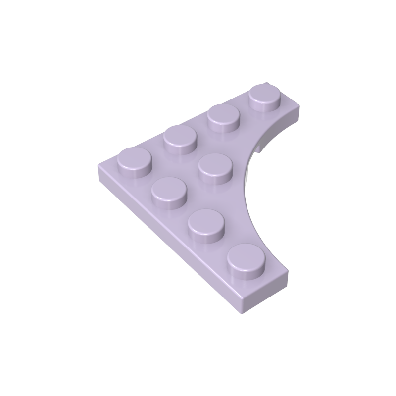 GDS-90033 - Plate Special 4 x 4 with Curved Cutout