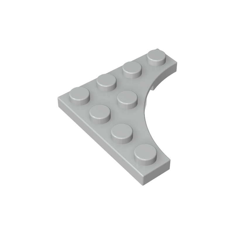 GDS-90033 - Plate Special 4 x 4 with Curved Cutout