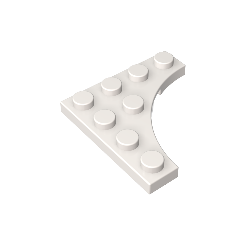 GDS-90033 - Plate Special 4 x 4 with Curved Cutout