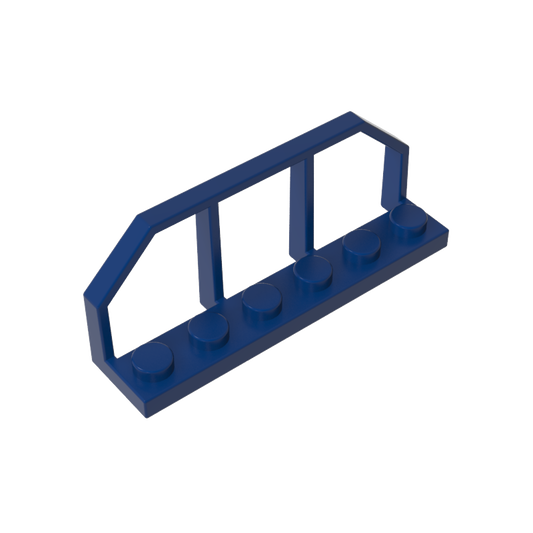 GDS-90037 - Plate Special 1 x 6 with Train Wagon End Fence