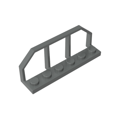 GDS-90037 - Plate Special 1 x 6 with Train Wagon End Fence