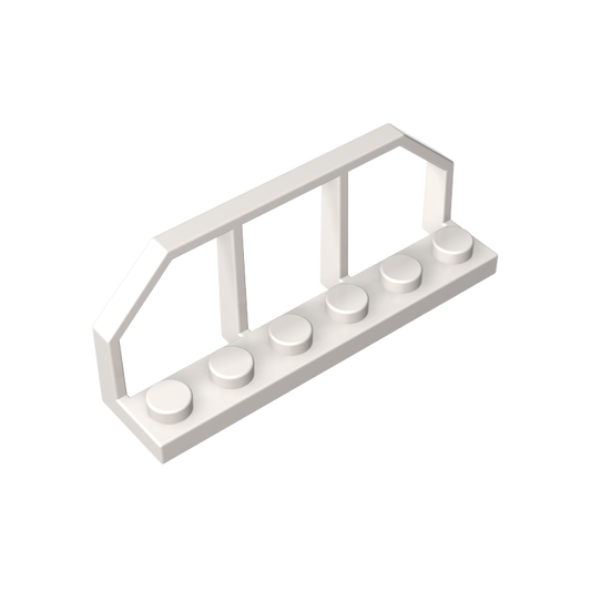 GDS-90037 - Plate Special 1 x 6 with Train Wagon End Fence