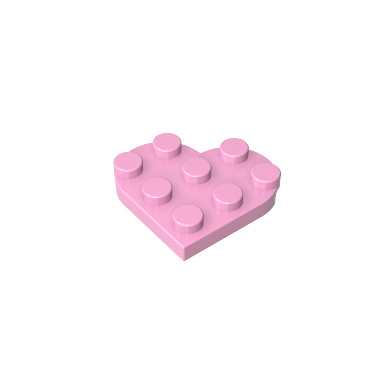 GDS-90039 - Plate Angled 3 x 3 with Heart Shape