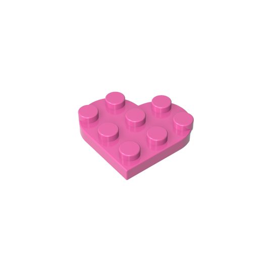 GDS-90039 - Plate Angled 3 x 3 with Heart Shape