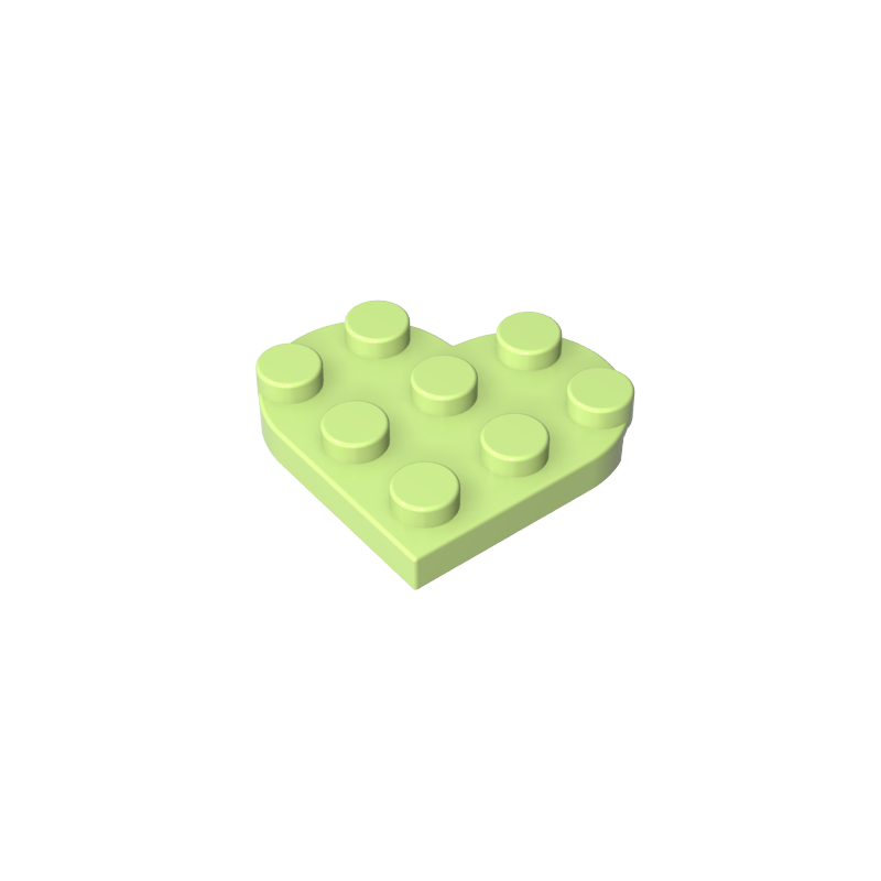 GDS-90039 - Plate Angled 3 x 3 with Heart Shape