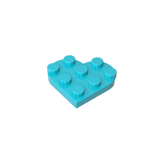 GDS-90039 - Plate Angled 3 x 3 with Heart Shape