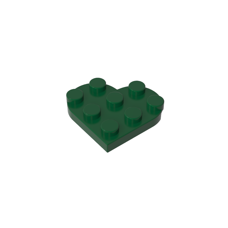 GDS-90039 - Plate Angled 3 x 3 with Heart Shape