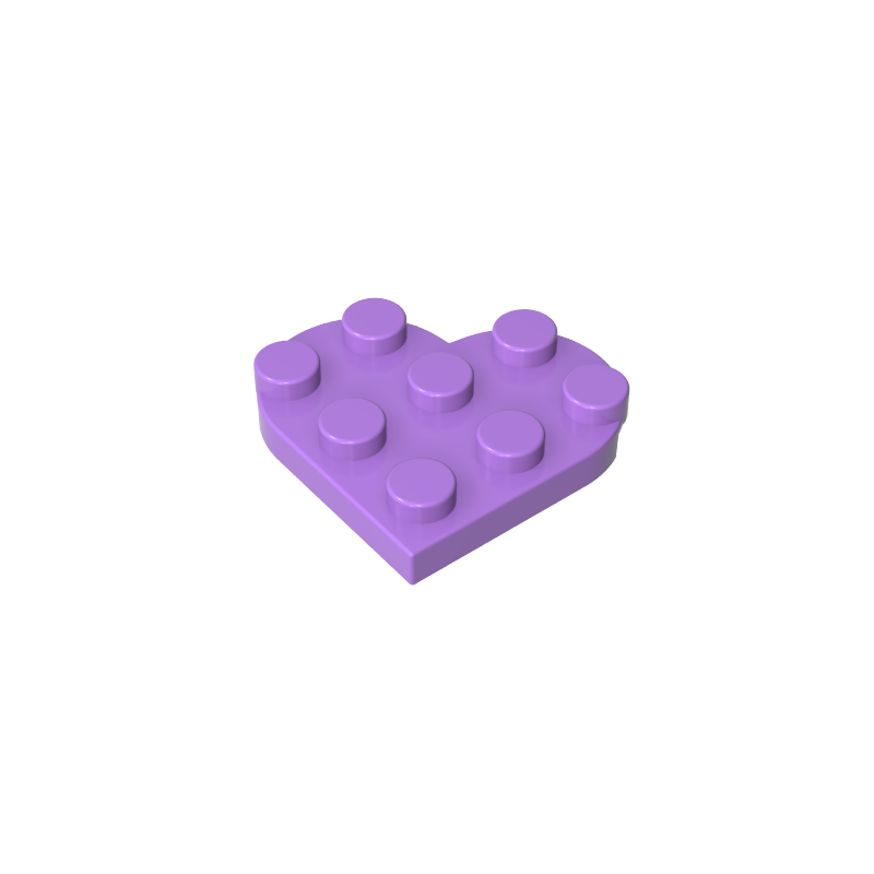 GDS-90039 - Plate Angled 3 x 3 with Heart Shape