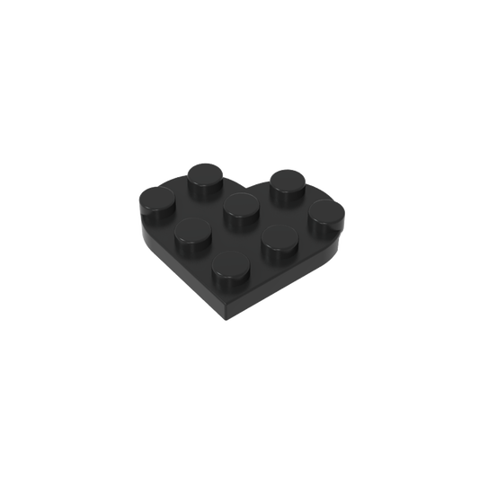 GDS-90039 - Plate Angled 3 x 3 with Heart Shape