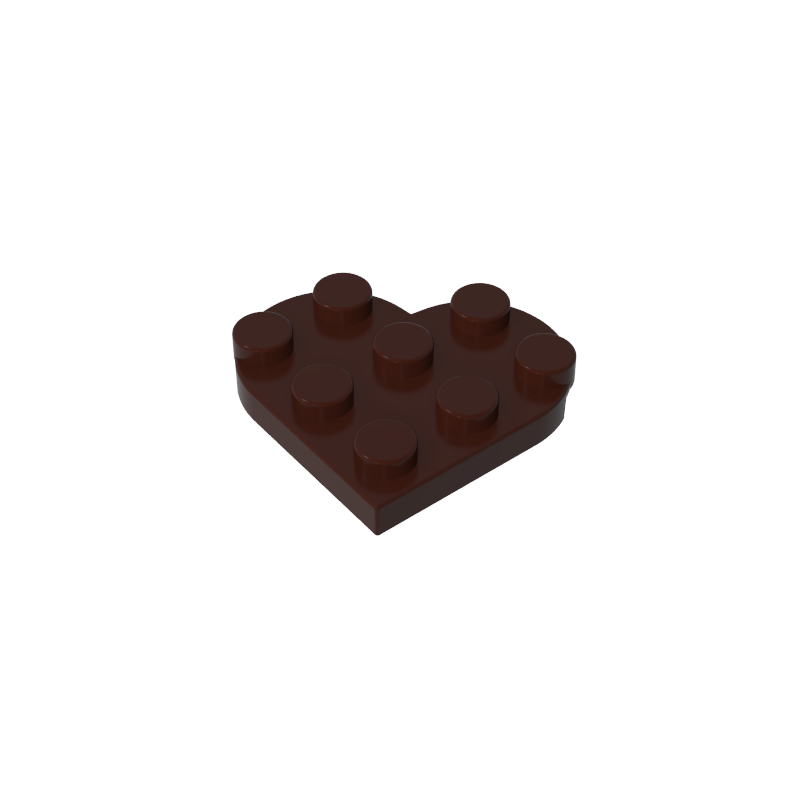 GDS-90039 - Plate Angled 3 x 3 with Heart Shape