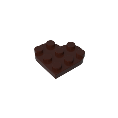 GDS-90039 - Plate Angled 3 x 3 with Heart Shape