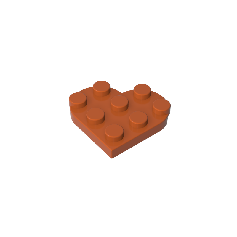 GDS-90039 - Plate Angled 3 x 3 with Heart Shape
