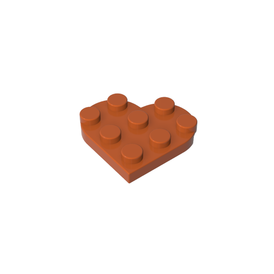 GDS-90039 - Plate Angled 3 x 3 with Heart Shape