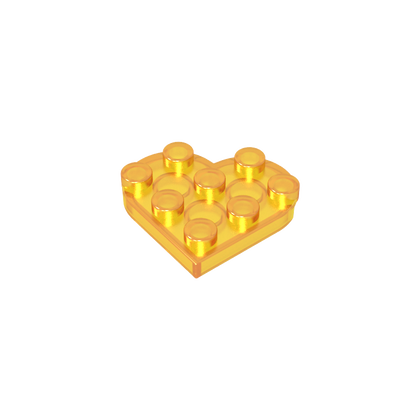 GDS-90039 - Plate Angled 3 x 3 with Heart Shape