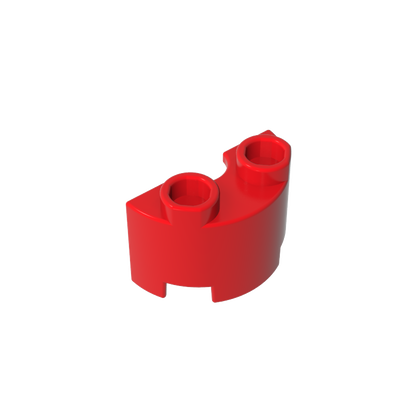 GDS-90040 - Brick Round, Half 1 x 2