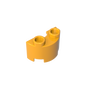 GDS-90040 - Brick Round, Half 1 x 2