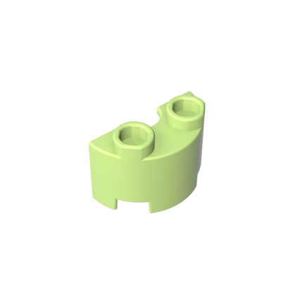 GDS-90040 - Brick Round, Half 1 x 2