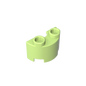 GDS-90040 - Brick Round, Half 1 x 2
