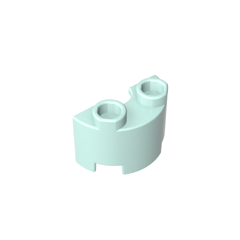 GDS-90040 - Brick Round, Half 1 x 2