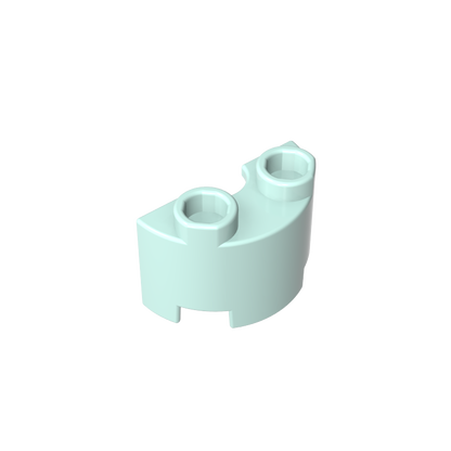 GDS-90040 - Brick Round, Half 1 x 2