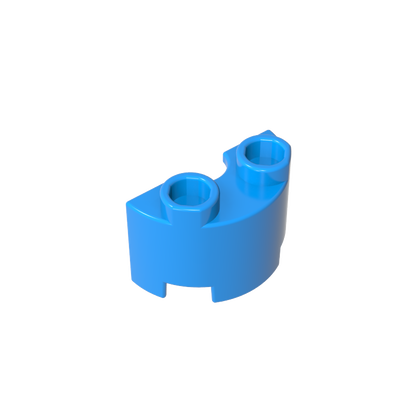 GDS-90040 - Brick Round, Half 1 x 2