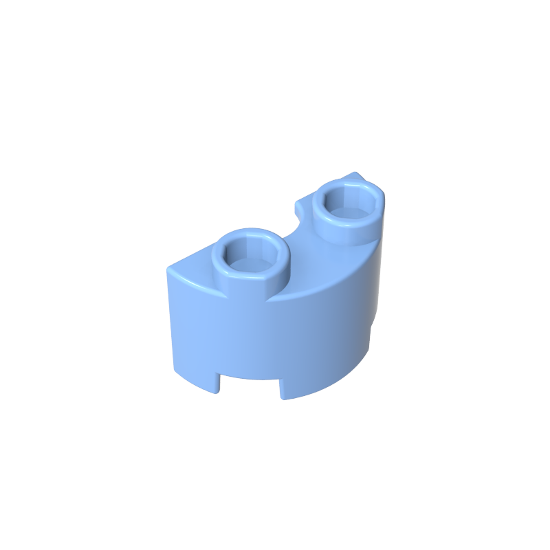 GDS-90040 - Brick Round, Half 1 x 2