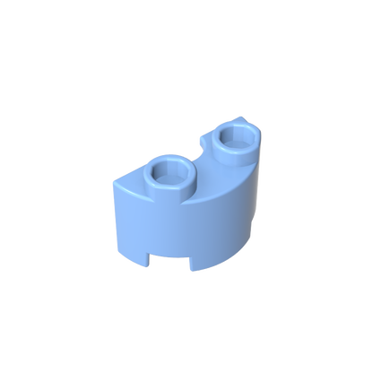 GDS-90040 - Brick Round, Half 1 x 2