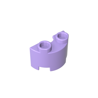 GDS-90040 - Brick Round, Half 1 x 2