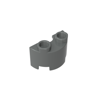 GDS-90040 - Brick Round, Half 1 x 2