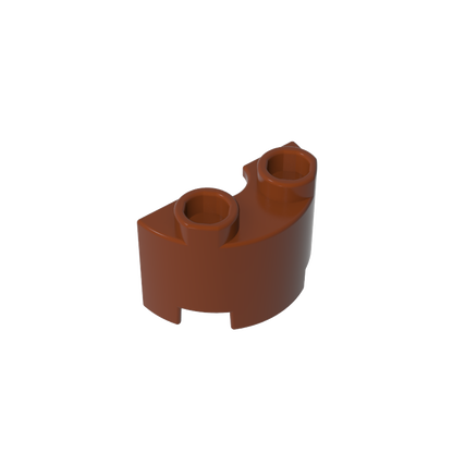GDS-90040 - Brick Round, Half 1 x 2