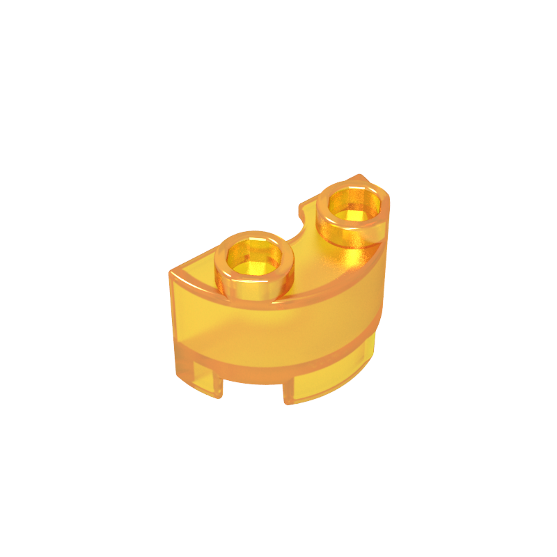 GDS-90040 - Brick Round, Half 1 x 2