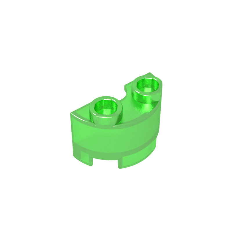 GDS-90040 - Brick Round, Half 1 x 2