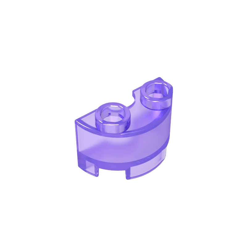 GDS-90040 - Brick Round, Half 1 x 2