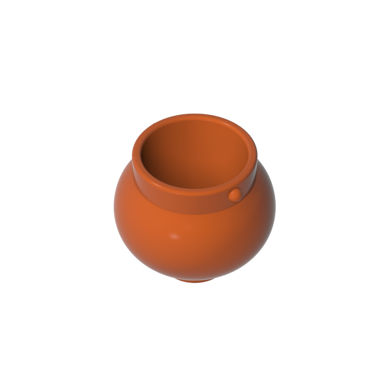 GDS-90061 - Minifig Pot Small with Handle Holders