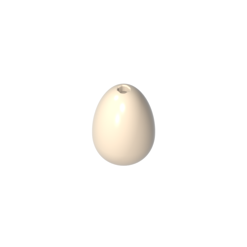 GDS-90071 - Food Egg with 1.5mm Hole [Plain]